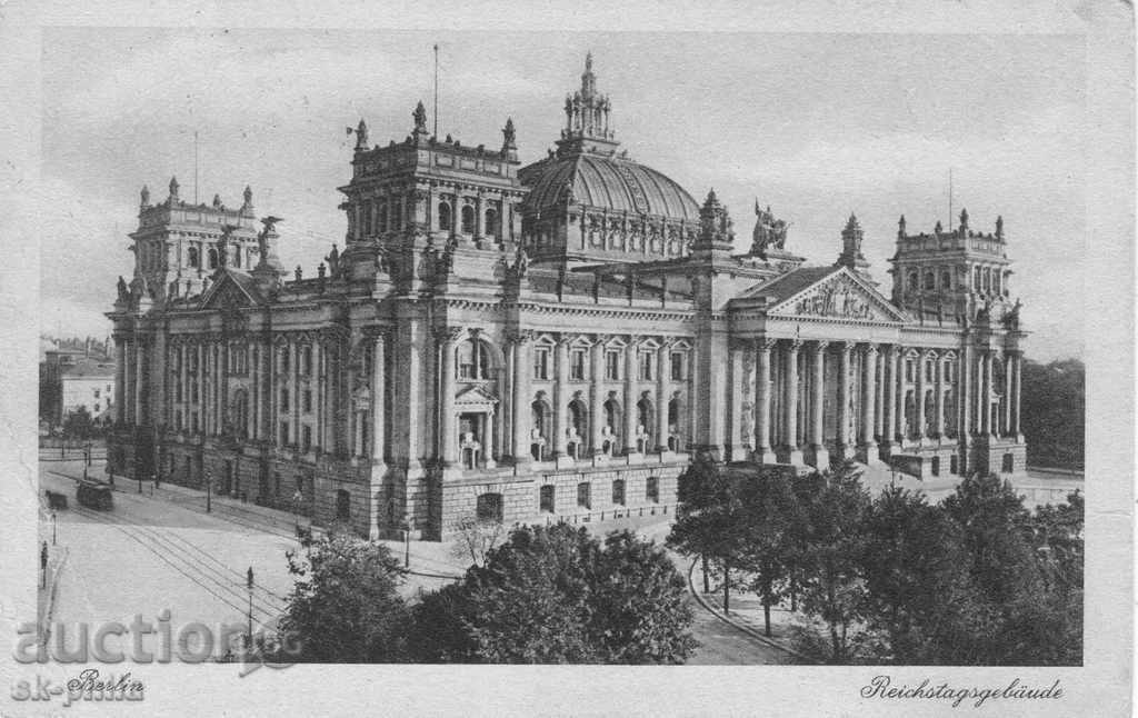 Old postcard - Berlin, Germany - Reichstag
