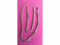 Silver chain 60 g (square), royal braid.