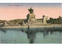 Παλιά καρτ-ποστάλ - Koblenz, Γερμανία - μνημείο