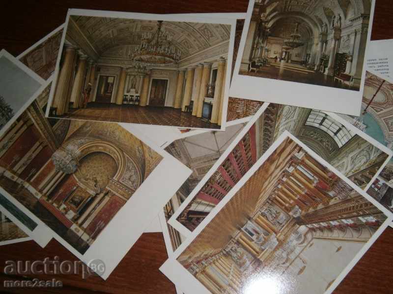SET OF 16 "ERMITAGE - HALLS OF THE MUSEUM" - 5 SET OF 16 "ERMITAGE - HALLS OF THE MUSEUM" - 5