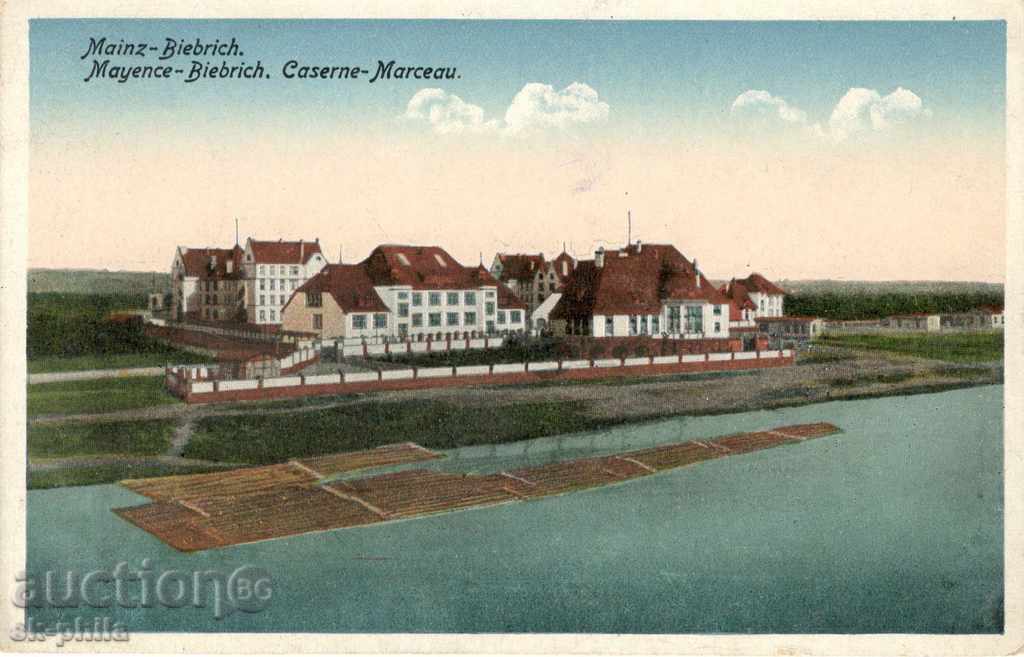Old postcard - Mainz, Germany - view