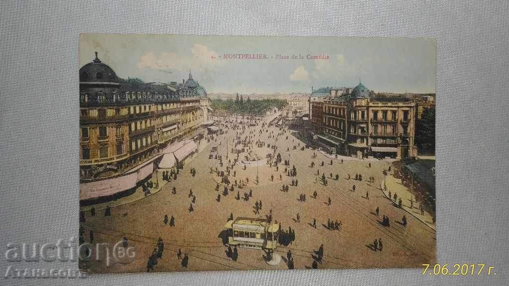 Montpellier carte poștală 1922