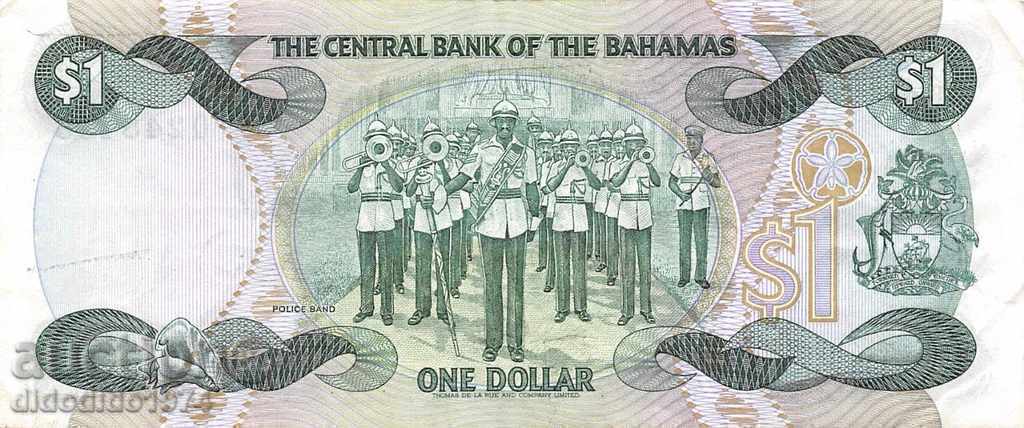 BAHAMAS ISLANDS BAHAMAS 1 $ problema număr 1974 - 1984 - Î