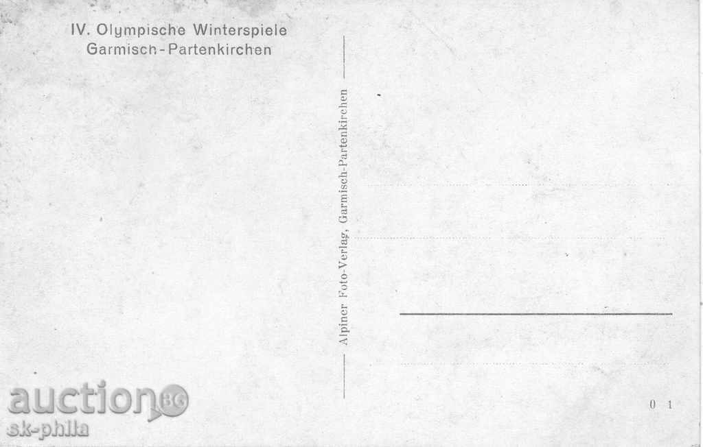 Old postcard - All games - Garmisch Partenkirchen, 1936 with price 2.40 BGN | € 1.23 Old postcard - All games - Garmisch Partenkirchen, 1936 with price 2.40 BGN | € 1.23