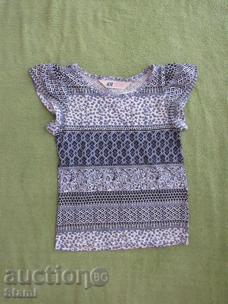 Effective baby t-shirt for girl N & M, size 110/116, new