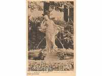 Παλιά καρτ-ποστάλ - Βερολίνο σιντριβάνι με ένα άγαλμα