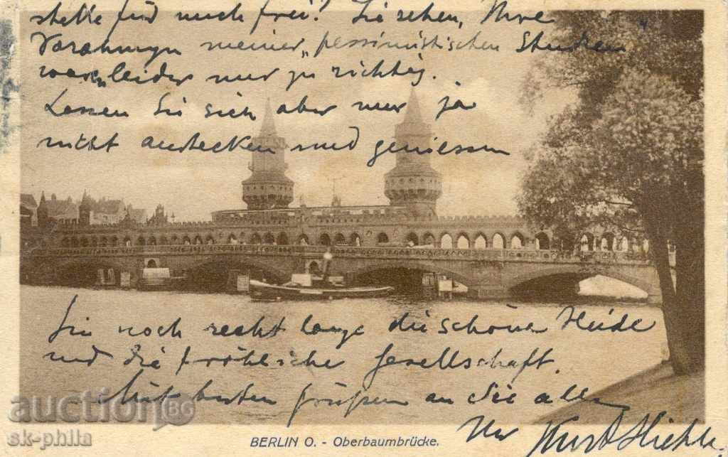Vechea carte poștală - Berlin Podul