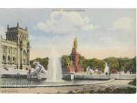 Old postcard - Berlin, Bismarck Memorial