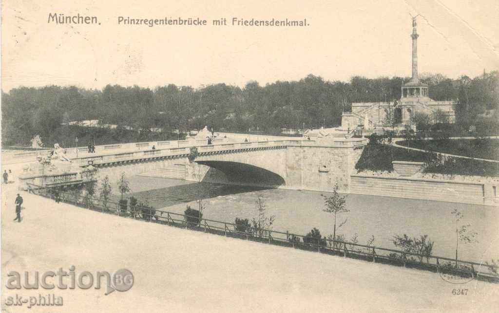 Παλιά καρτ-ποστάλ - Μόναχο Γέφυρα
