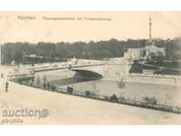 Old postcard - Munich, Bridge