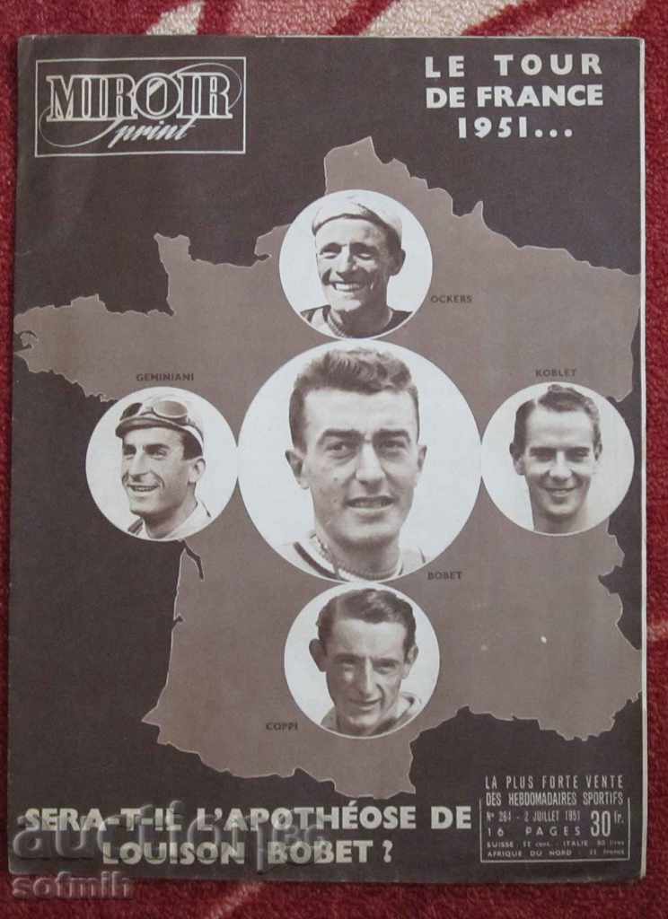 спорт колоездене списание Мироар Спринт 1951г.