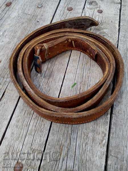 An antique leather belt with price 33.00 BGN | € 16.87