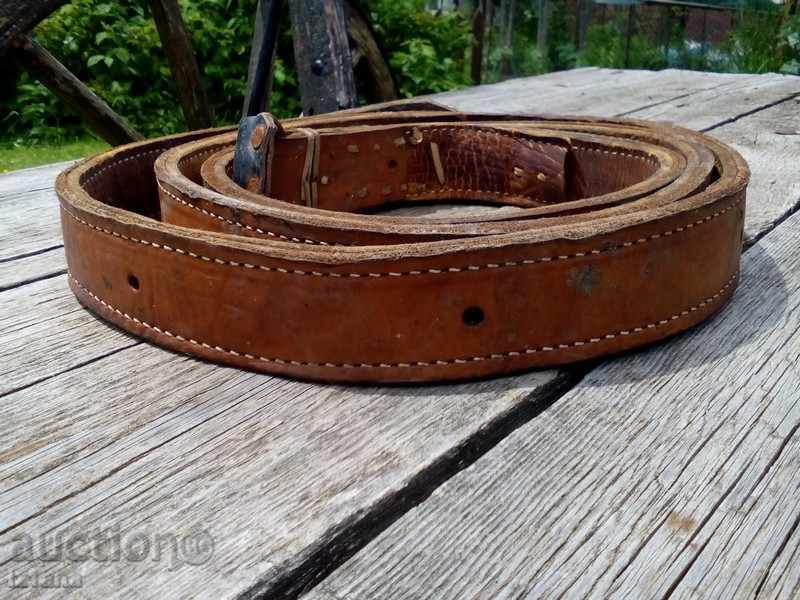 Auction  An antique leather belt