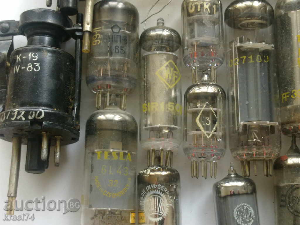 Auction 34 pcs. lamps Auction 34 pcs. lamps