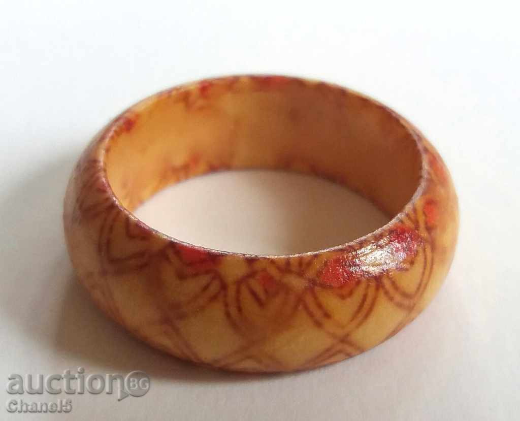WOODEN RING - PYROGRAPHY (9)