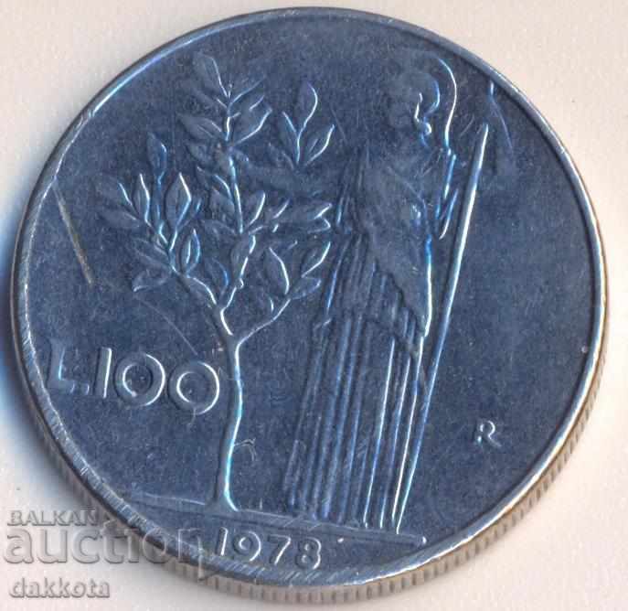 Italia 100 liras 1978