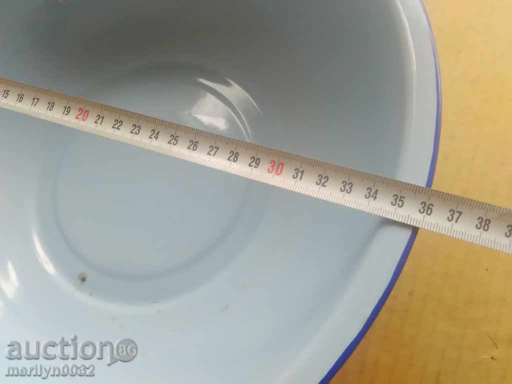 Enameled basin, bowl, enamel bowl - 5 Enameled basin, bowl, enamel bowl - 5
