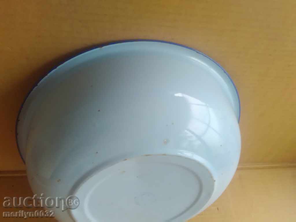Enameled basin, bowl, enamel bowl - 7 Enameled basin, bowl, enamel bowl - 7