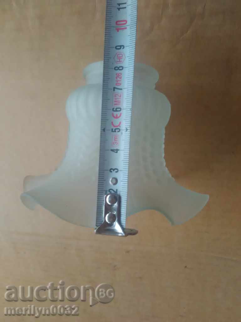 Licitație Vechi abajur de sticlă, lampă, lampă, lampă candelabru