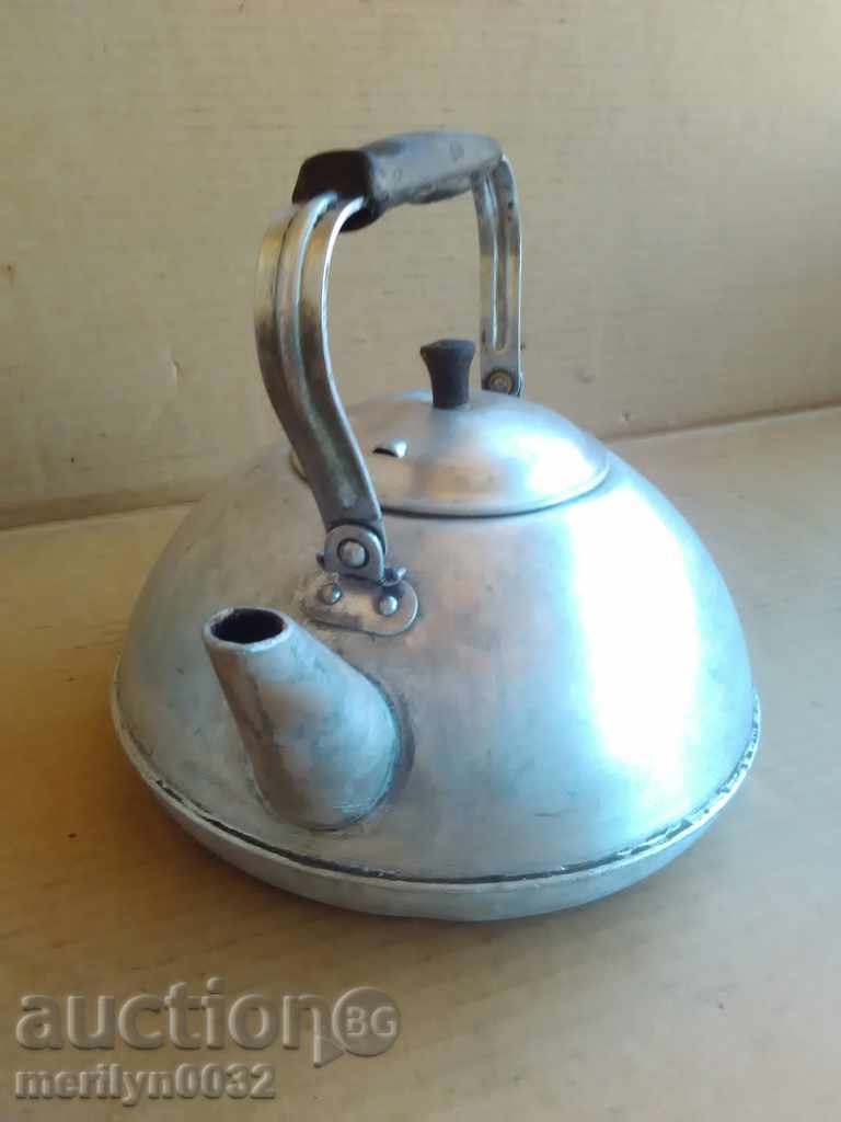 Aluminum teapot USSR coffee beaker samant vintage - 6 Aluminum teapot USSR coffee beaker samant vintage - 6