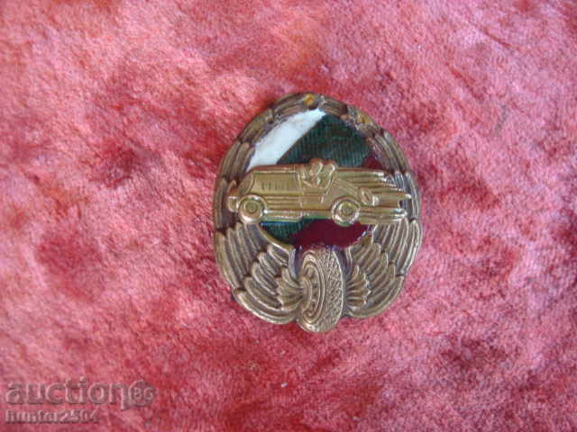 Badge STARA "Military driver" royal sign.