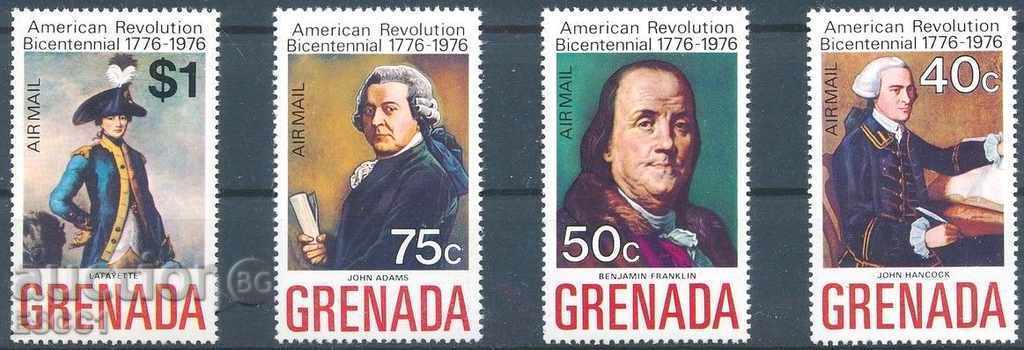 Auction  Pure Marks 200 Years Civil War US 1975 from Grenada