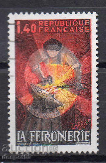 1982. France. Crafts. Work with iron.
