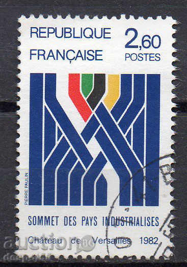 1982. France. Summit of industrialized countries