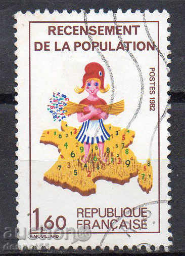 1982. Franța. Recensământ.