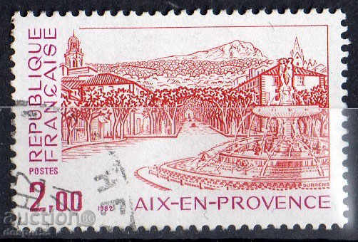 1982. Γαλλία. πόλη Aix-en-Provence και επαρχία στην Yuzh. Γαλλία