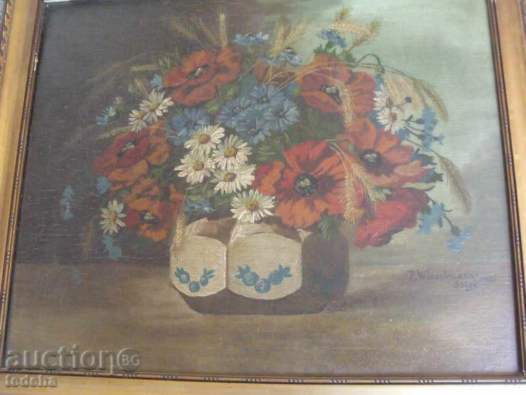 AUTHOR PICTURE OIL ON PLATFORM GERMANY 1931 ORIGINAL !!! - 7 AUTHOR PICTURE OIL ON PLATFORM GERMANY 1931 ORIGINAL !!! - 7