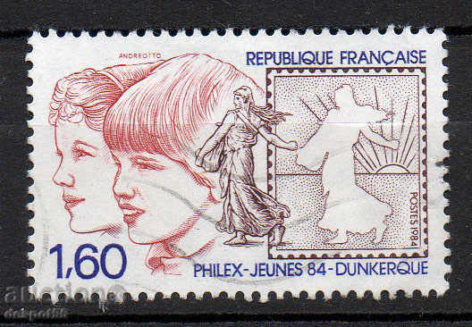 1984. France. "Philex-Jeunes 84" - philately.