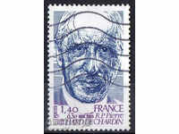 1981. Franța. Pierre Teilhard de Chardin, un om de știință francez.