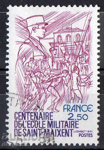 1981. Γαλλία. Επέτειος της στρατιωτικής ακαδημίας «Άγιος Maxit.»