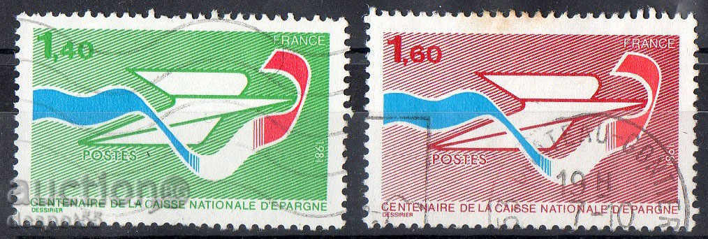 1981. Franța. 100, Banca Națională de Economii.