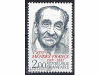 1983. France. Pierre Mendés France, French politician.