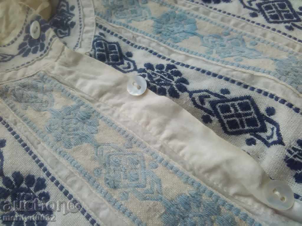 Licitație Cămașă bărbătească de zestre, cămașă de kenar, brâu, pantaloni largi