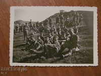 OLD PHOTOGRAPH OF BULGARIAN MILITARY SERVICES