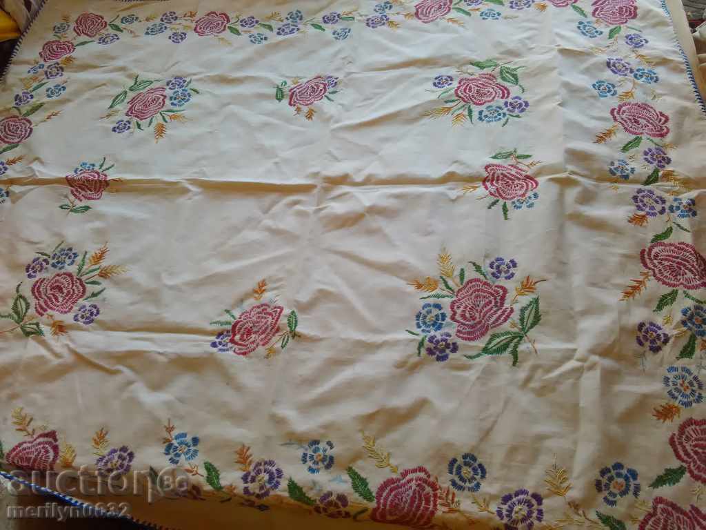 Old handmade embroidered cover embroidery embroidery frame - 7 Old handmade embroidered cover embroidery embroidery frame - 7