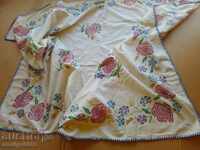 Old handmade embroidered cover embroidery embroidery frame