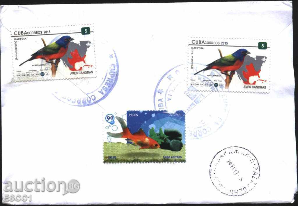 Traveled first envelope 55 years old CMS 2017 from Cuba with price 3.00 BGN | € 1.53 Traveled first envelope 55 years old CMS 2017 from Cuba with price 3.00 BGN | € 1.53