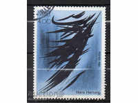 1980. France. Modern Art - Picture of Hans Hartung.