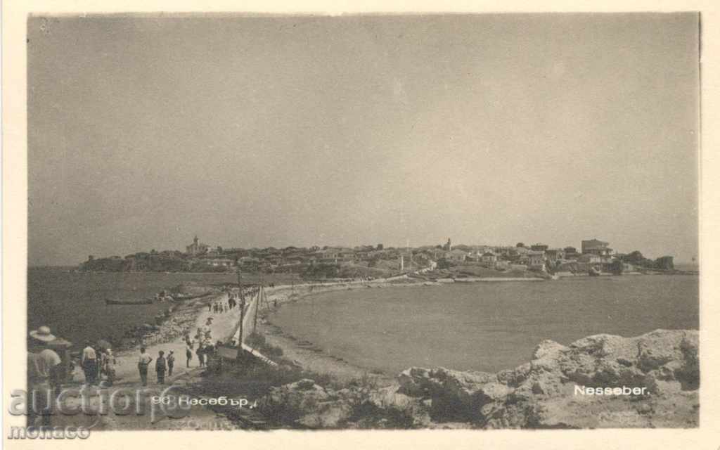 Old postcard - Nessebar, General view