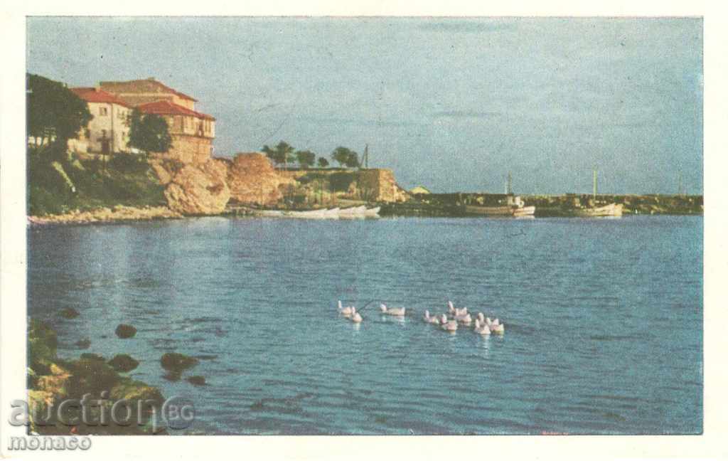 Old postcard - Nessebar, View