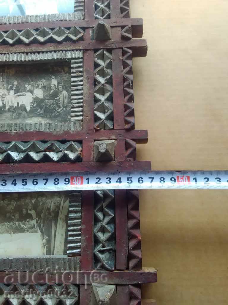 Auction Framed photos shepherd wood carving 20th in photo UNIQUE Auction Framed photos shepherd wood carving 20th in photo UNIQUE