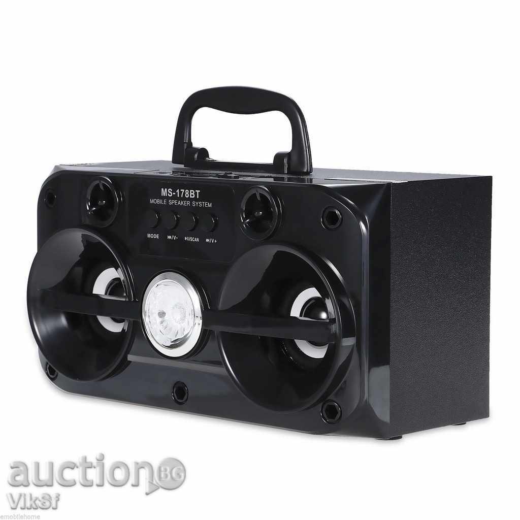 Delivery of Portable MS - 178BT - FM radio, Bluetooth, MP3 player Delivery of Portable MS - 178BT - FM radio, Bluetooth, MP3 player