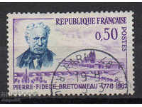 1962. Franța. Pierre Bretonneau (1778-1862), medic francez.