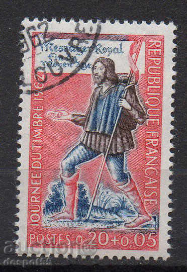 1962. Франция. Ден на пощенската марка.
