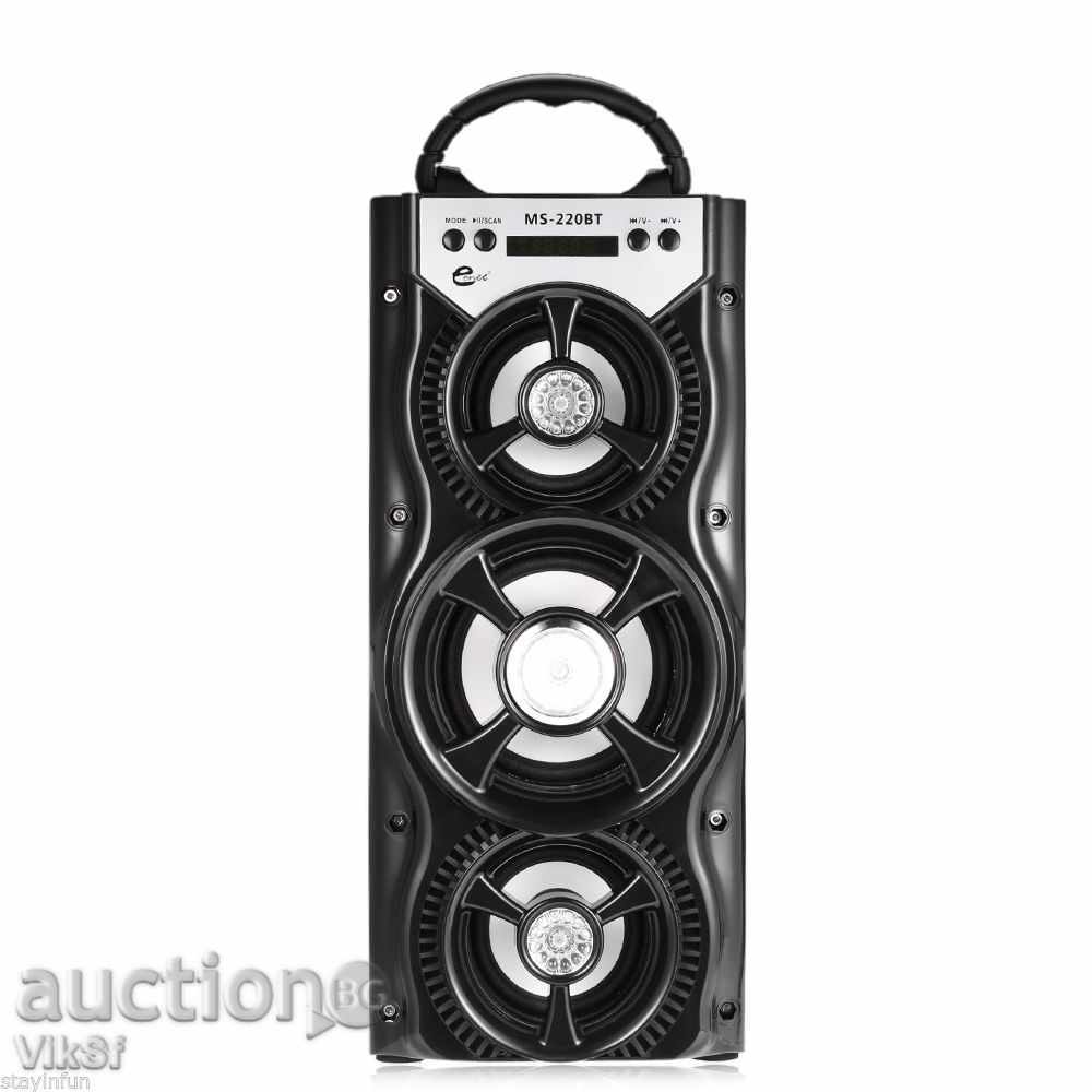 Παράδοση Φορητό στήλη FM MS-220 BT - +, Bluetooth + MP3 + tsvetomuzika Παράδοση Φορητό στήλη FM MS-220 BT - +, Bluetooth + MP3 + tsvetomuzika