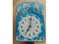 Old wall art clock Russian wounded Soviet USSR